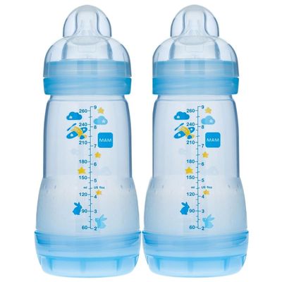 Easy Start Anti-Colic Baby 9oz Bottle Set of 2 - Blue