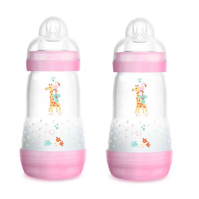 Anti-Colic Baby 9oz Bottle Set of 2 - Pink