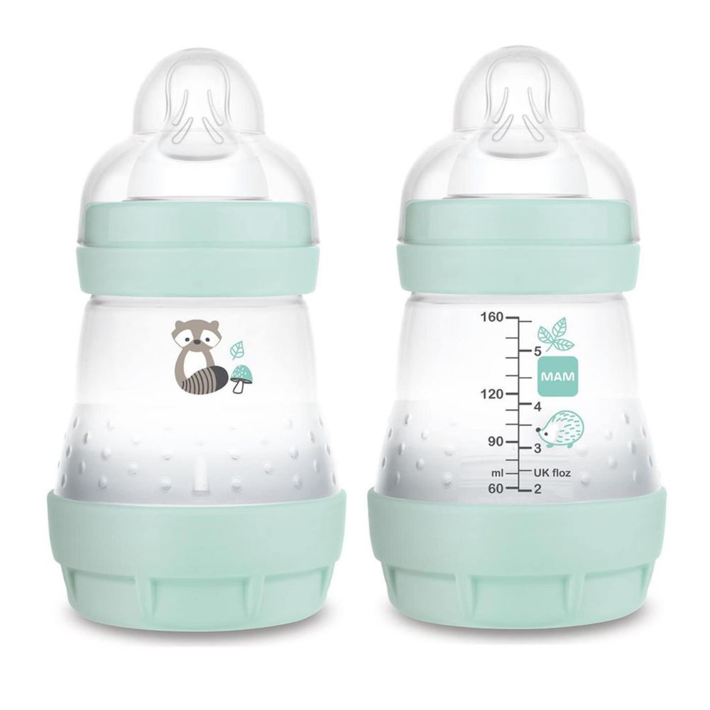 Easy Start Bottle 5oz Set of 2 - Aqua Matte