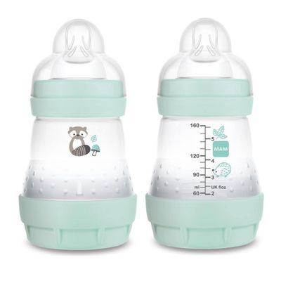 Easy Start Bottle 5oz Set of 2 - Aqua Matte