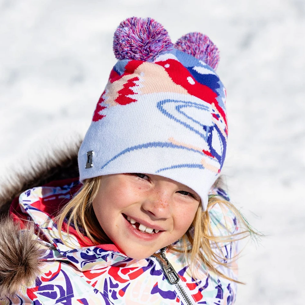 Penguin Double Pom Hat 2-7y