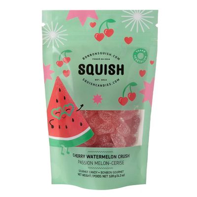 Vegan Cherry Watermelon Crush Candies 100g