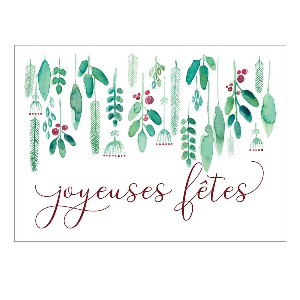 Wish Card Joyeuses Fêtes- Mistletoe