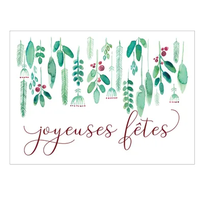 Wish Card Joyeuses Fêtes- Mistletoe