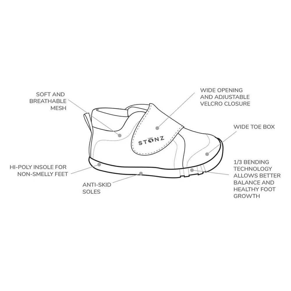 Cruiser Shoe Sizes 6-30m