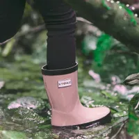 Haze Pink Rainboots Sizes 4-2