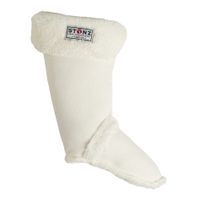 Rain Boot Liner Ivory  Sizes 4-2