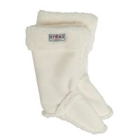 Rain Boot Liner Ivory  Sizes 4-2