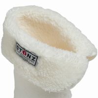 Rain Boot Liner Ivory  Sizes 4-2