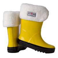 Rain Boot Liner Ivory  Sizes 4-2