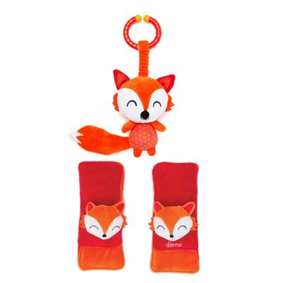 Harness Soft Wrap+Toy - Fox
