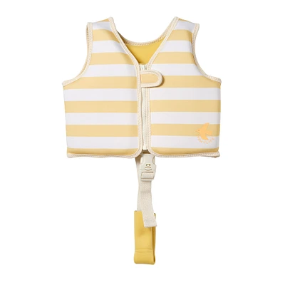 Kids Swim Vest 2-3y Sid the Seagull Mustard Stripe