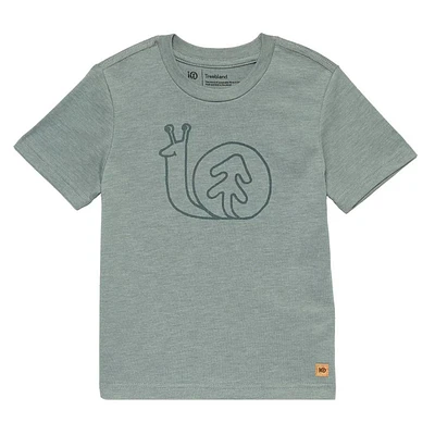 T-shirt K Snail Gris 2-5ans