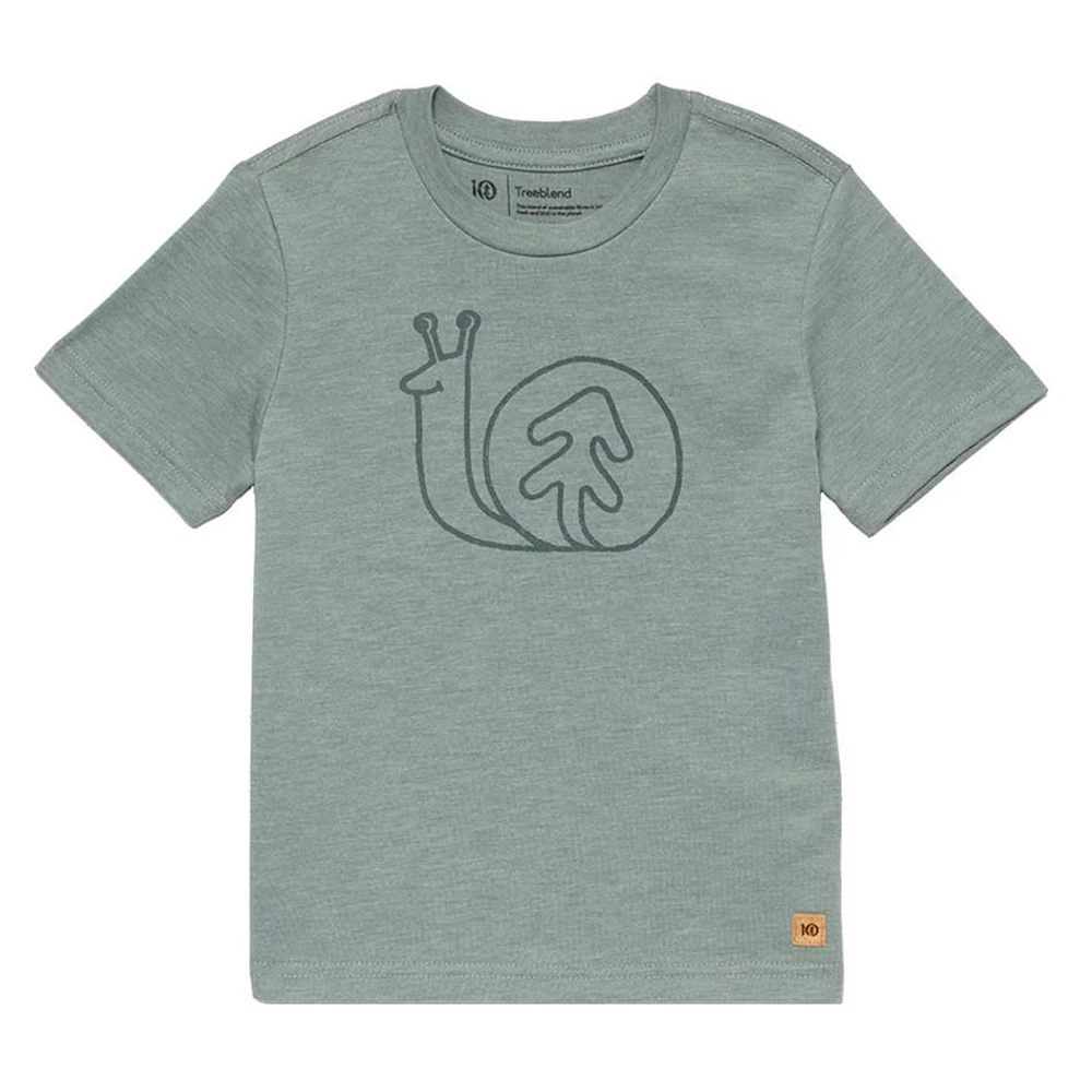 Grey K Snail T-Shirt 12-24m