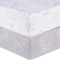 Microfiber Fitted Crib Sheet (2