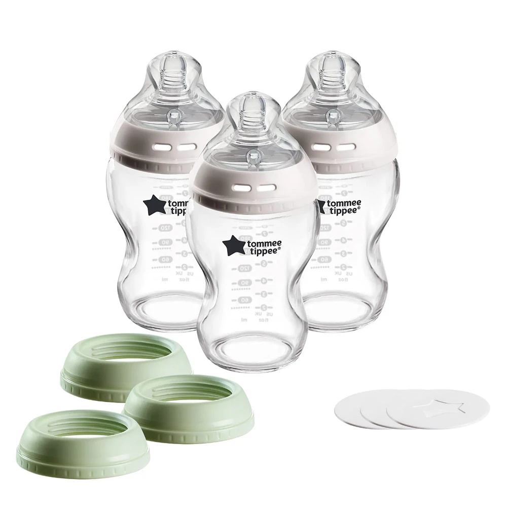 Natural Start 3-IN-1Glass Bottle, Cup or Jar Set