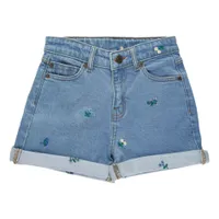 Fifia Embroidered Denim Shorts