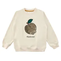 Organic Feach Sweatshirt 3-14y