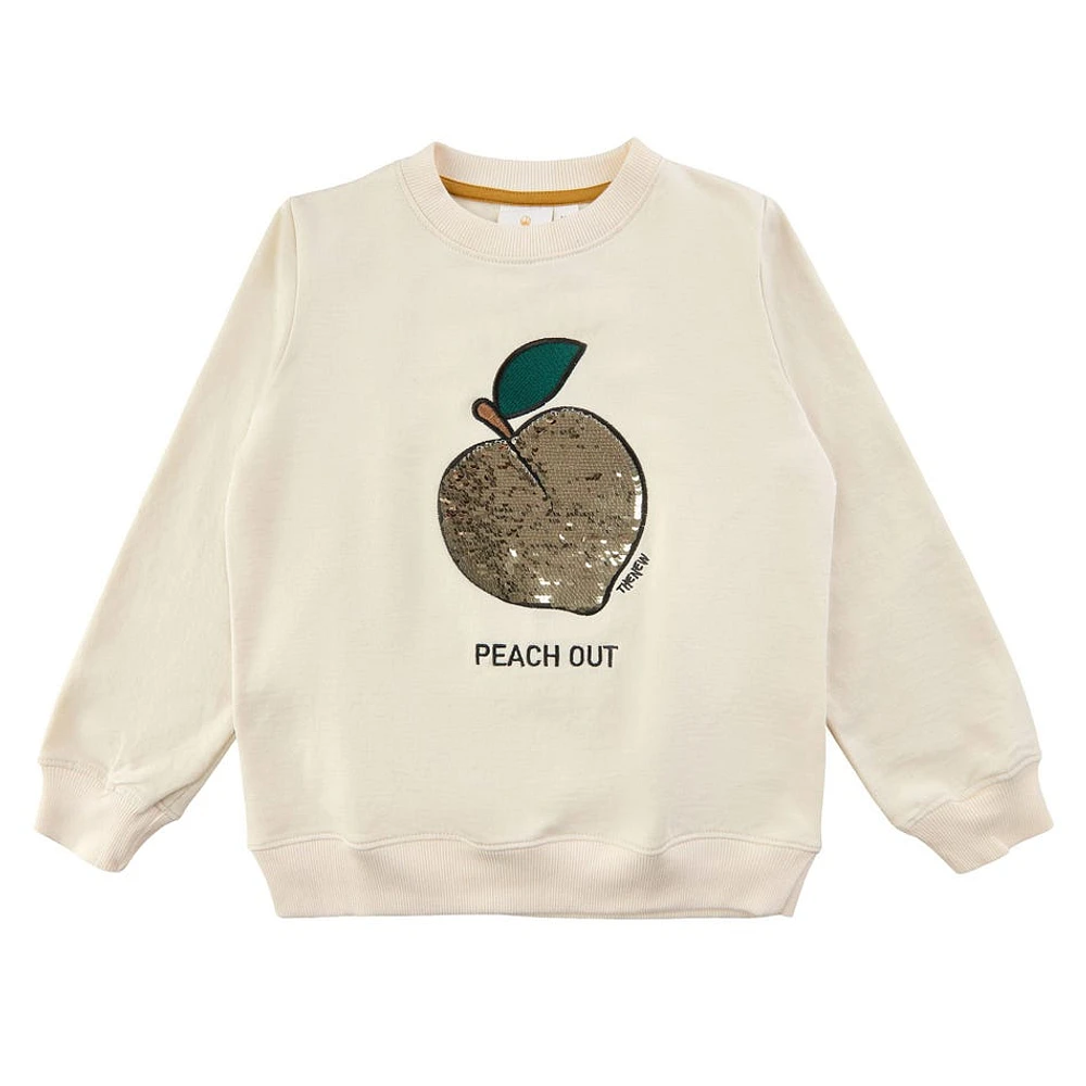 Organic Feach Sweatshirt 3-14y