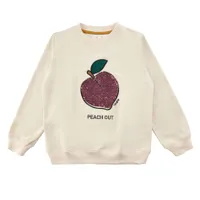 Organic Feach Sweatshirt 3-14y