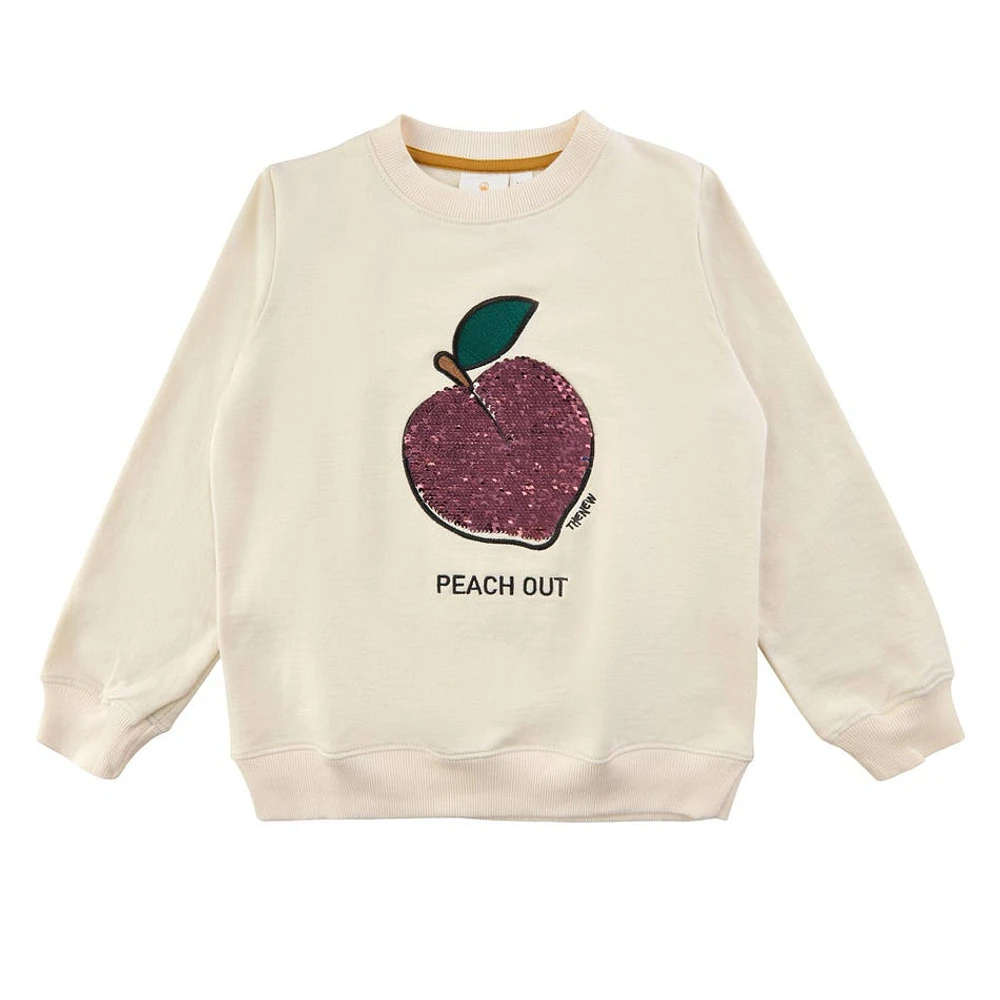 Organic Feach Sweatshirt 3-14y