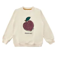 Organic Feach Sweatshirt 3-14y