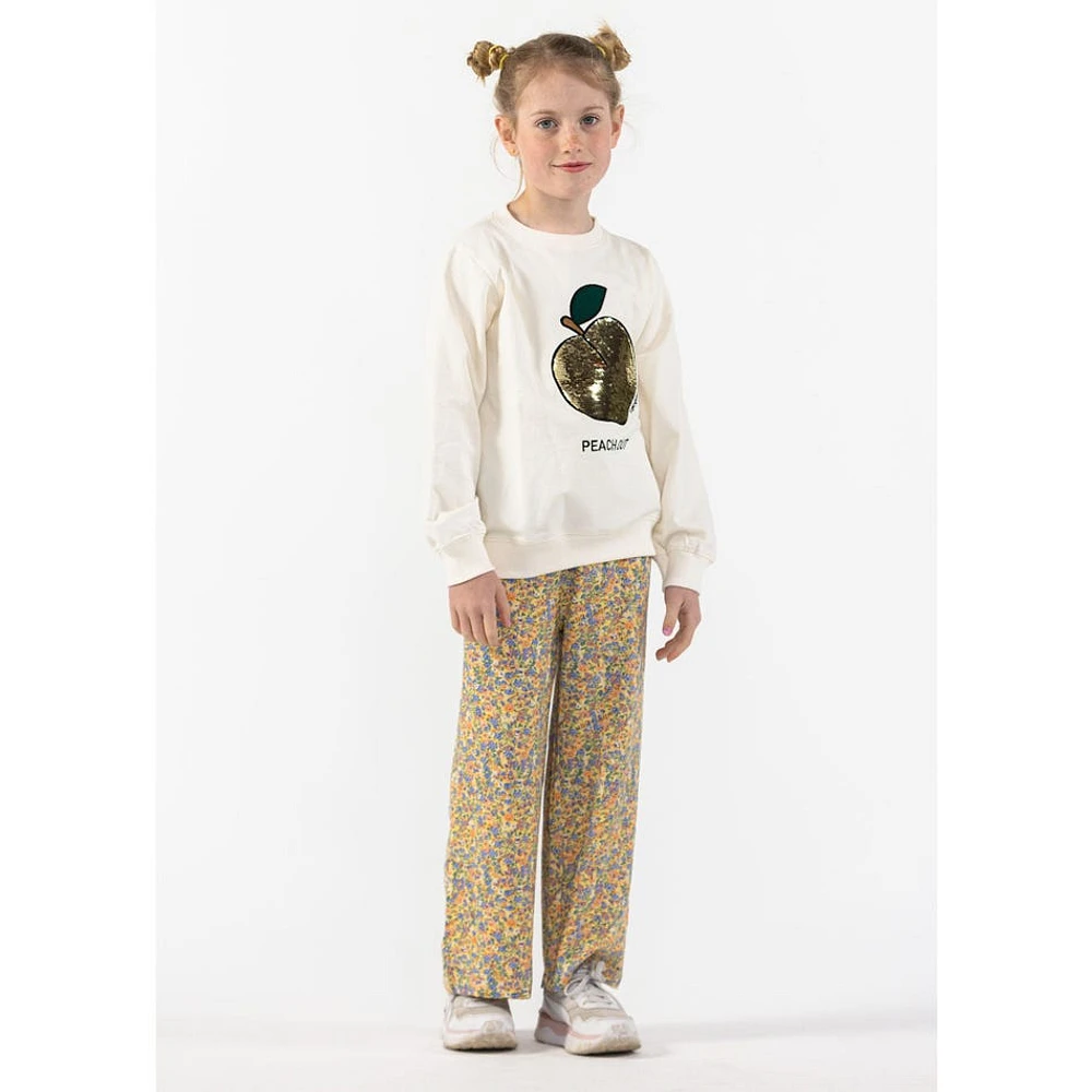 Organic Feach Sweatshirt 3-14y