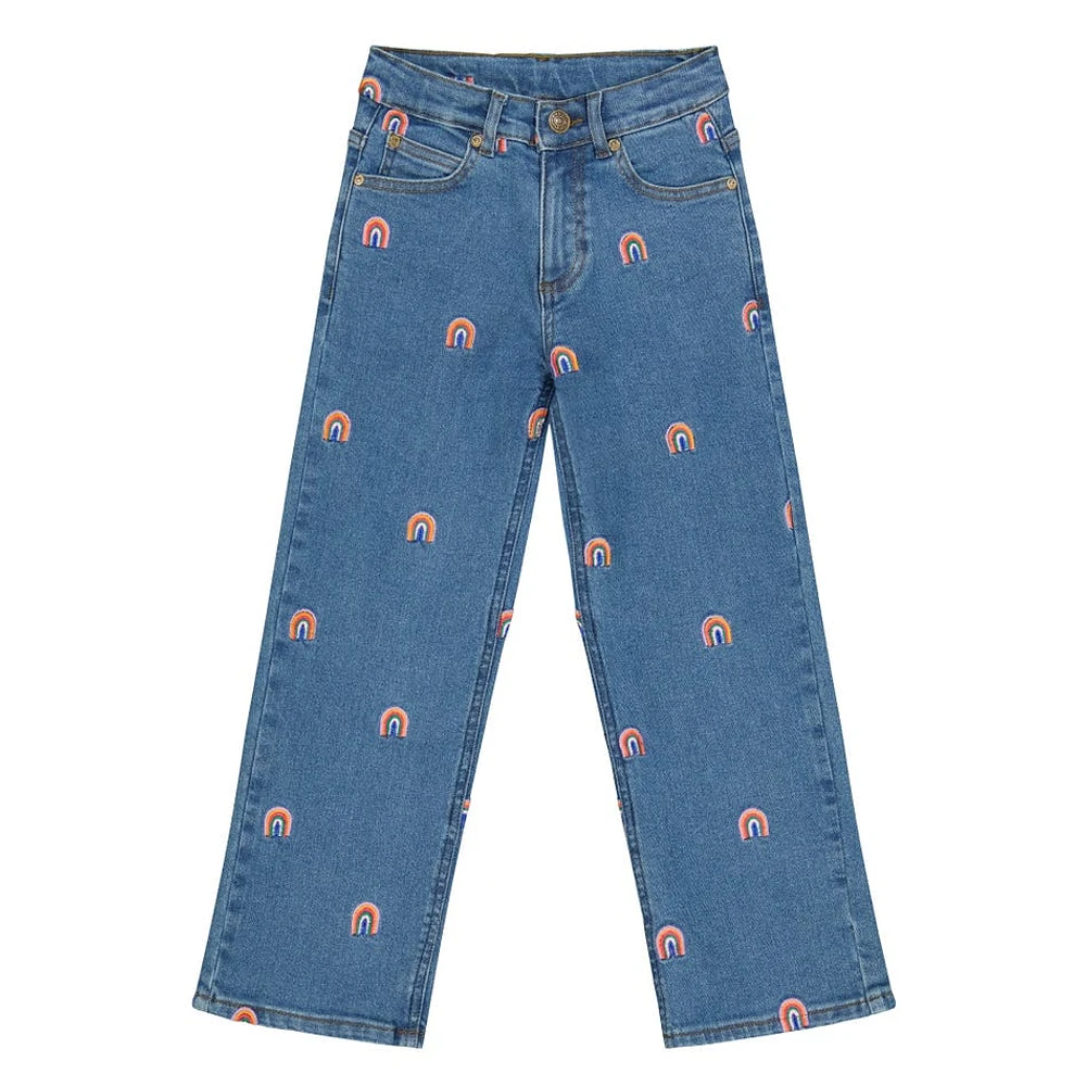 Jeans Évasé Jante 3-14ans