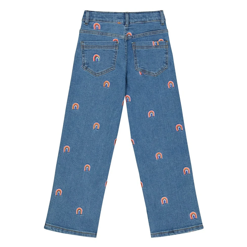 Jeans Évasé Jante 3-14ans