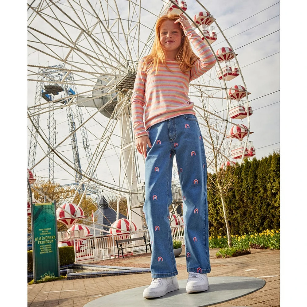 Jeans Évasé Jante 3-14ans