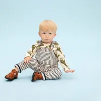 Organic Firm Dungarees 9-36m