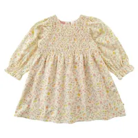 Organic Flower Dress 9-36m