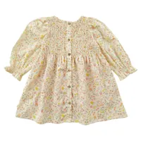 Organic Flower Dress 9-36m