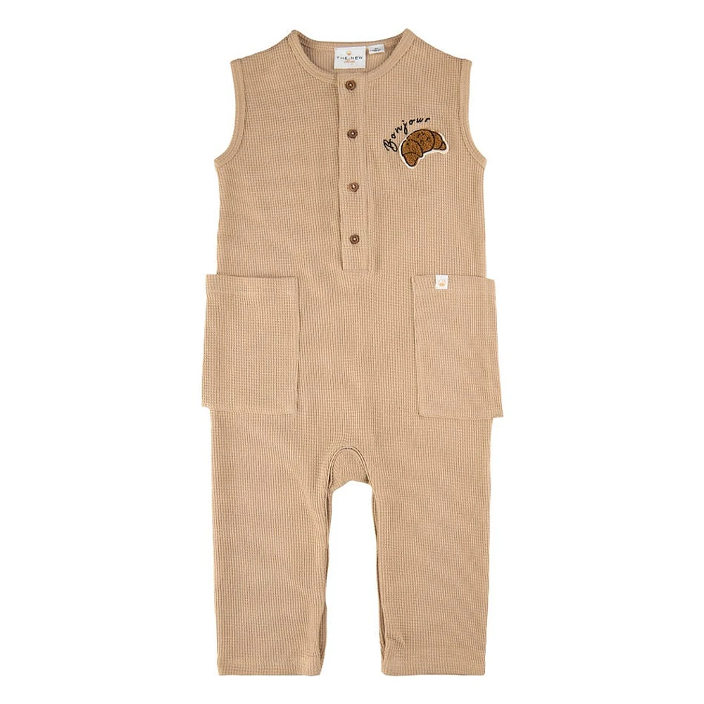 Organic Flimo Waffle Dungarees