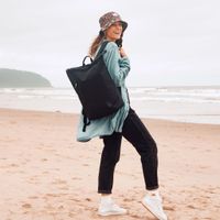 NO!ROLLTOP Recycled Ocean Plastic Backpack - Black