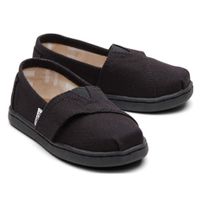 Black Canvas Tiny Classics Alpargata Sizes 2-11