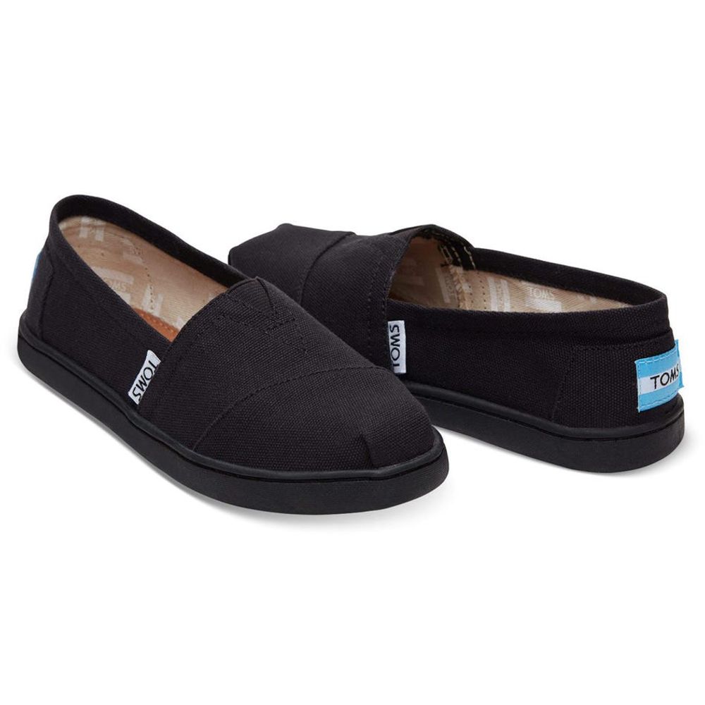 Black Canvas Youth Classics Alpargata Sizes 12-6