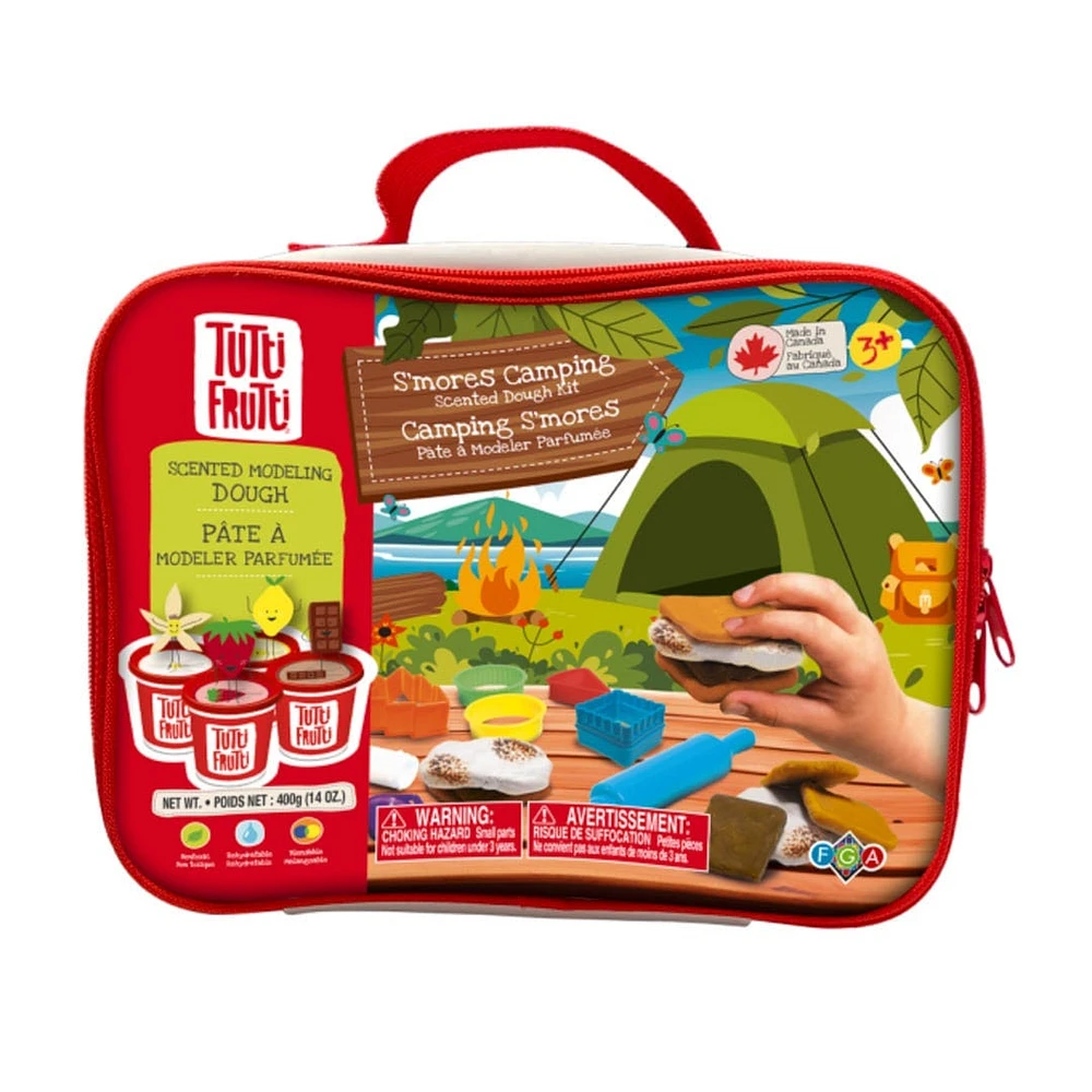 Modelling Dough S'mores Camping kit - Lunch bag