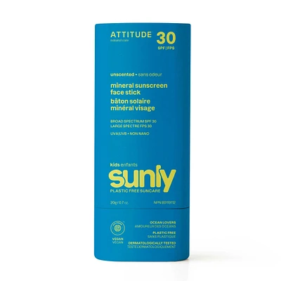 Sunly Sunscreen face stick SPF 30 - Unscented