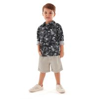 Tropical 2 Pieces Set 2-8y - Black