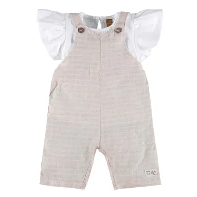 Basic Linen 2 Pieces Overall 3-24m