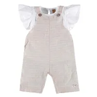 Basic Linen 2 Pieces Overall 3-24m