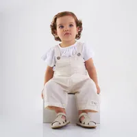 Basic Linen 2 Pieces Overall 3-24m