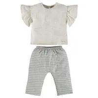 Basic Linen 2 Pieces Set 3-24m