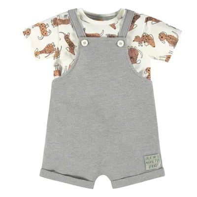 Dog 2 Pieces Overall Set 3-24m