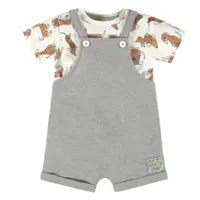 Dog 2 Pieces Overall Set 3-24m