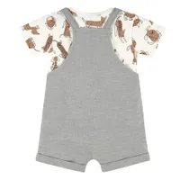 Dog 2 Pieces Overall Set 3-24m