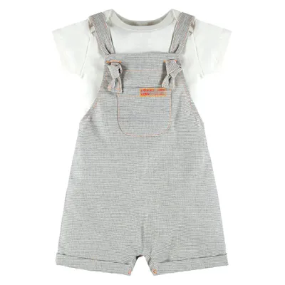 Basic 2 Pieces Overall Set 3-24m