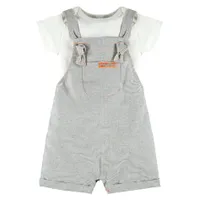 Basic 2 Pieces Overall Set 3-24m