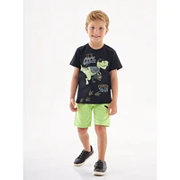 Ensemble 2 Pièces Imprimé Dino Cool 2-8ans